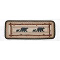 Capitol Importing Co 13 x 36 in. Mama and Baby Bear Oblong Table Accents Rug 59-TR116MB